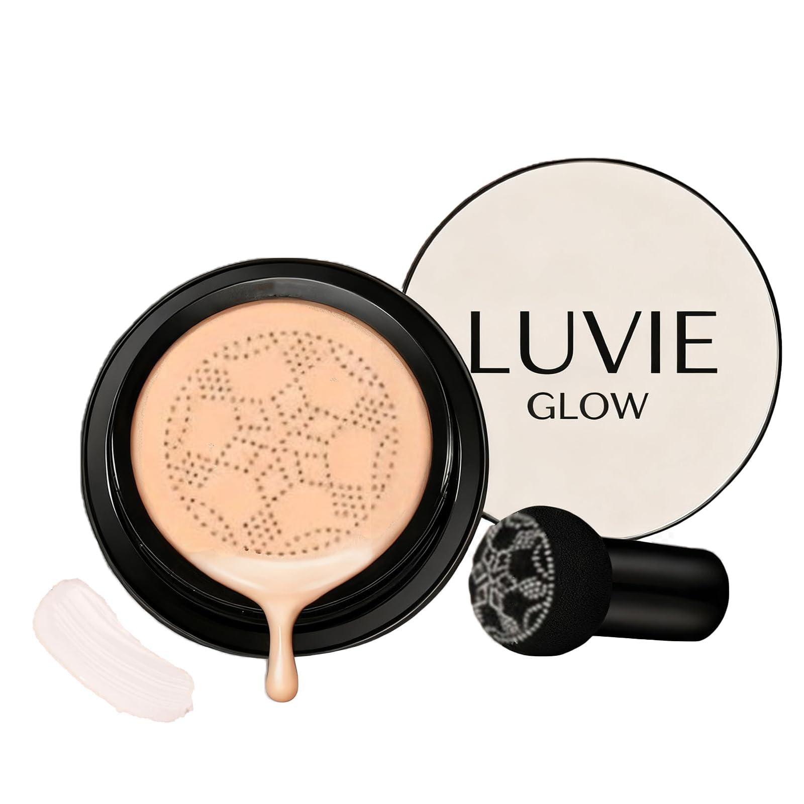Luvie Glow Foundation Cushion, Mushroom Head Air Cushion CC Cream
